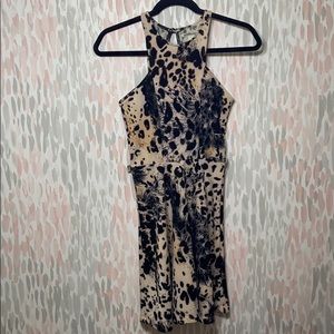 Animal print dress